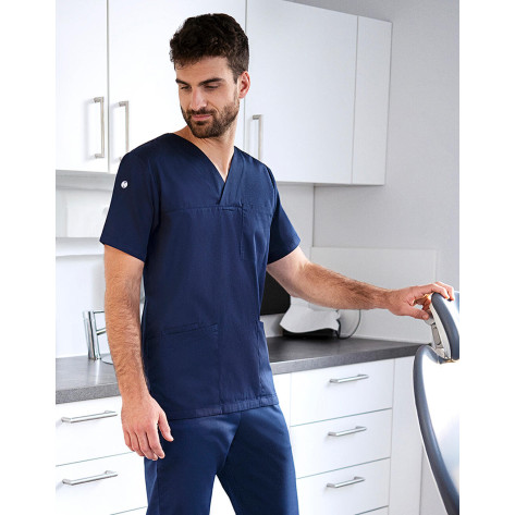 Karlowsky Men's Slip-on Tunic Essential Short Sl.