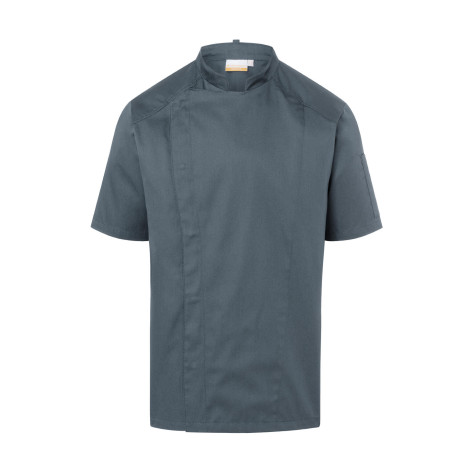 Karlowsky Short-Sleeve Chef Jacket Modern-Look - Dark Grey - 8XL