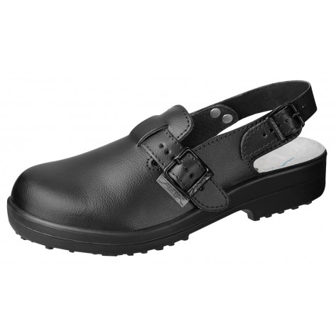 Abeba Sicherheitsschuhe Classic SB Clog schwarz CE SRC