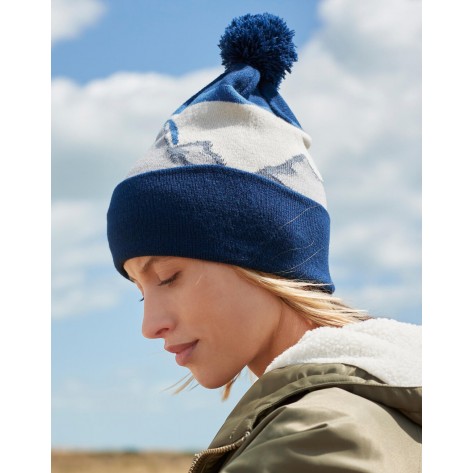 Beechfield Mountain Peaks Pom Pom Beanie