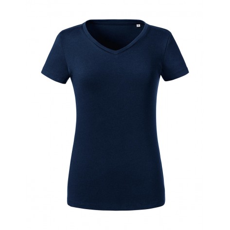 Russell Pure Organic Ladies' Pure Organic V-Neck Tee