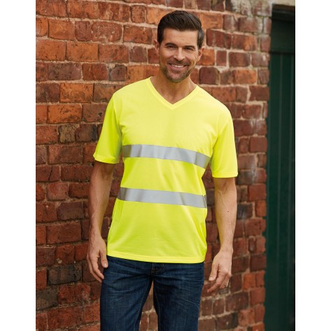 Yoko Fluo Super Light V-Neck T-Shirt
