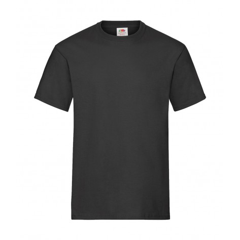 Fruit of the Loom Heavy Cotton T - Black - L (Retoure-Ware)