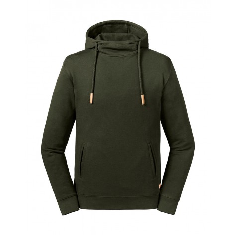 Russell Pure Organic Pure Organic High Collar Hooded Sweat
