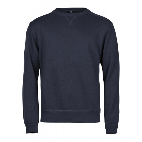 Tee Jays Ribbed Interlock Crew Neck