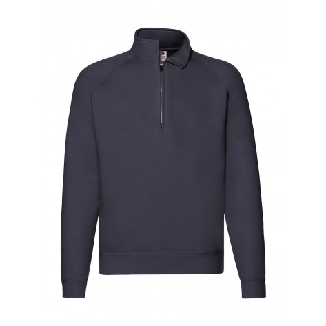 Fruit of the Loom Premium Sweatshirt mit Reißverschluss-Kragen