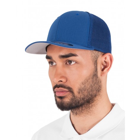 Flexfit Mesh Cotton Twill Trucker Cap