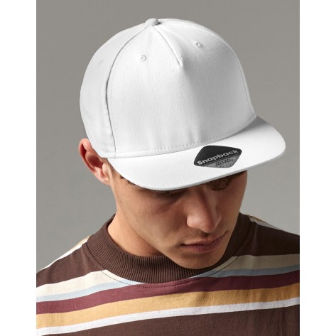 Beechfield 5 Panel Snapback Rapper Cap