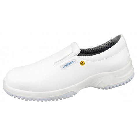Abeba ESD-Berufsschuhe uni6 O2 Slipper weiß HACCP CE ESD SRC