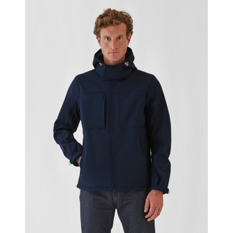 B&C Outerwear Hooded Softshell/men