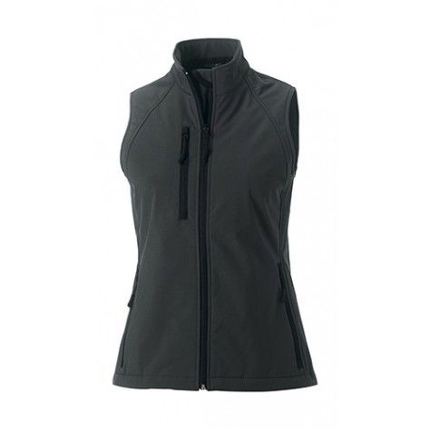 Russell Ladies Softshell Gilet Titanium - Größe XL