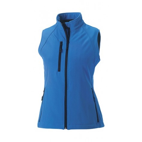 Russell Ladies Softshell Gilet Azure - Größe XL