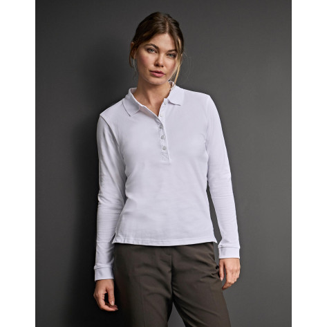 Tee Jays Damen Luxus Langarm Stretch Polo