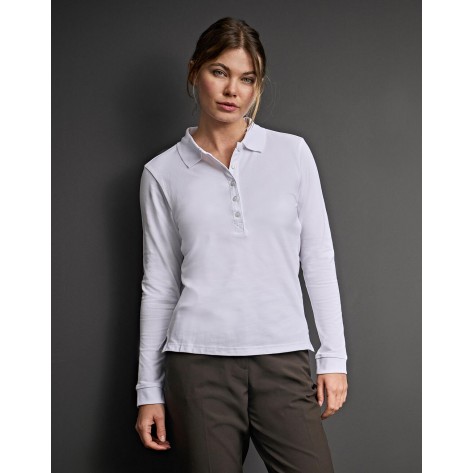 Tee Jays Damen Luxus Langarm Stretch Polo