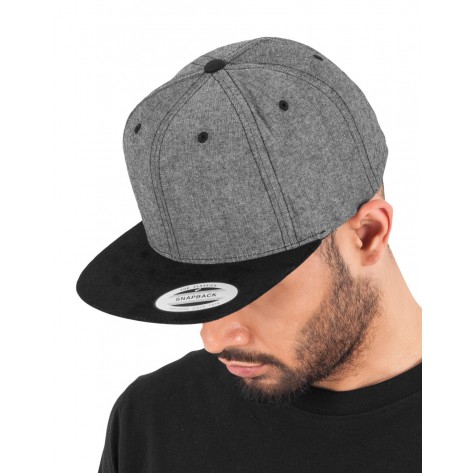 Flexfit Chambray-Suede Snapback