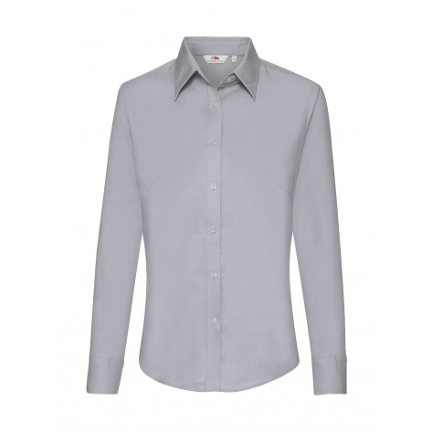 Fruit of the Loom Damen Oxford Hemd LS