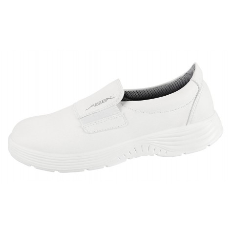 Abeba Sicherheitsschuhe x-light S2 Slipper weiß HACCP CE SRC