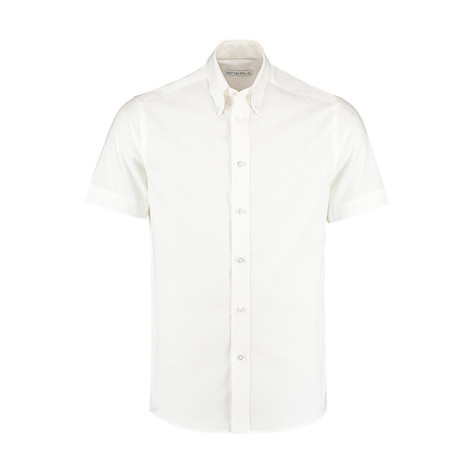 Kustom Kit Tailored Fit Premium Oxford Shirt SSL