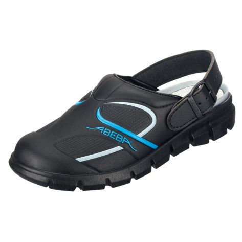 Abeba Berufsschuhe Dynamic OB Clog schwarz/blau HACCP CE SRC