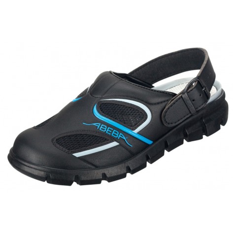 Abeba Berufsschuhe Dynamic OB Clog schwarz/blau CE SRC