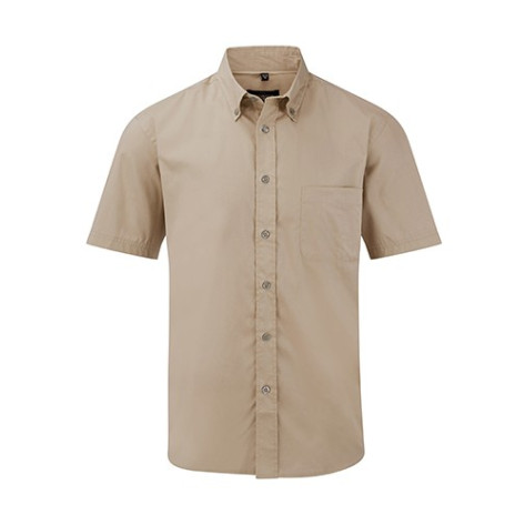 Russell Classic Twill Shirt Khaki - Größe 4XL