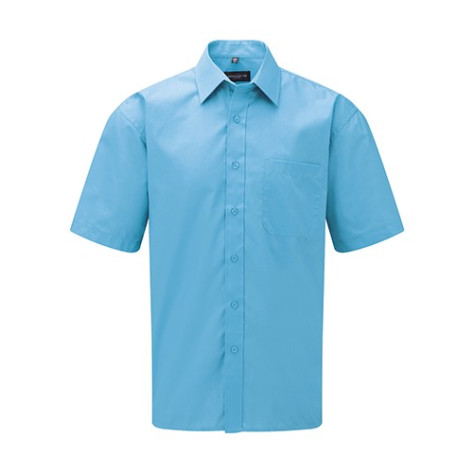 Russell Popelin Hemd Turquoise - Größe 2XL