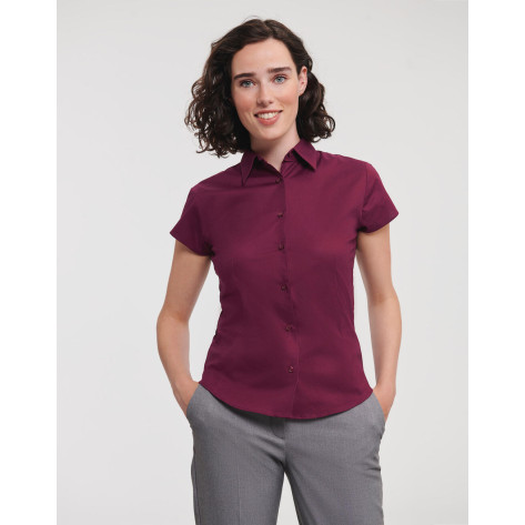 Russell Körperbetonte Stretch-Bluse