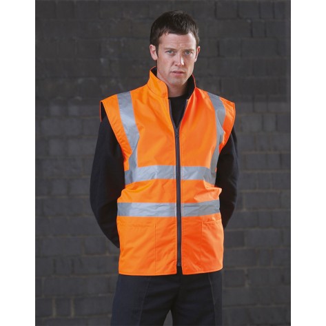 Yoko Fluo Fleece Reversible Bodywarmer