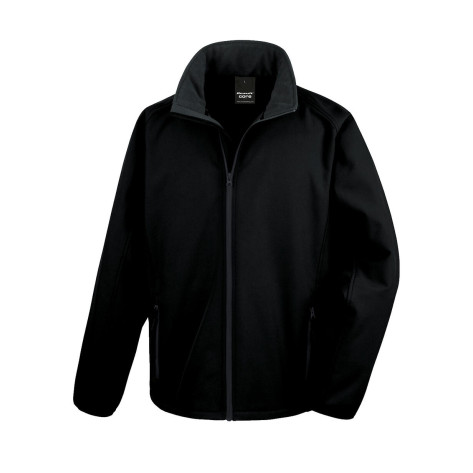Result Core Printable Softshell Jacket - Black - M (Retoure-Ware)