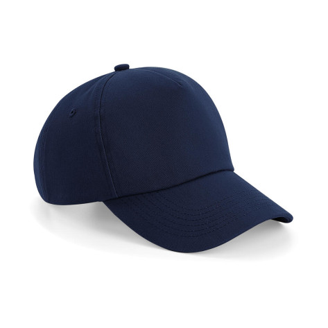 Beechfield Authentic 5 Panel Cap - Navy Blue - ONE SIZE