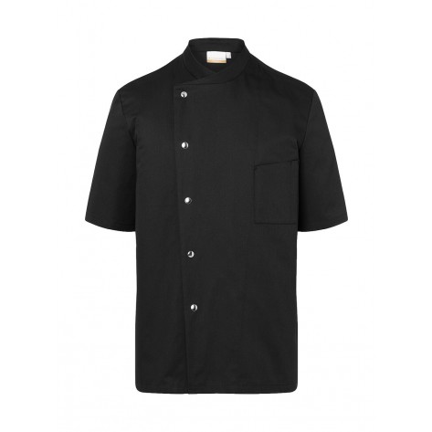 Karlowsky Chef Jacket Gustav Short Sleeve - Black - 7XL (Retoure-Ware)