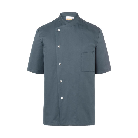 Karlowsky Chef Jacket Gustav Short Sleeve - Dark Grey - 3XL