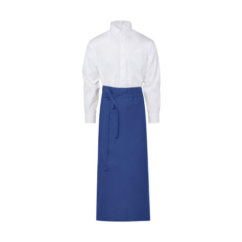 SG Accessories - BISTRO (Ex JASSZ Bistro) LONDON Long Bistro Apron - Blue - ONE SIZE
