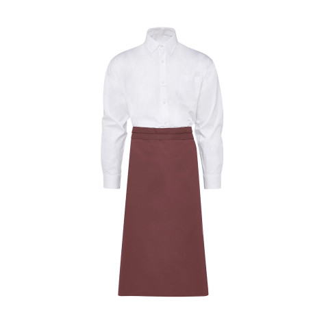 SG Accessories - BISTRO (Ex JASSZ Bistro) ROME Medium Length Bistro Apron - Brown - ONE SIZE