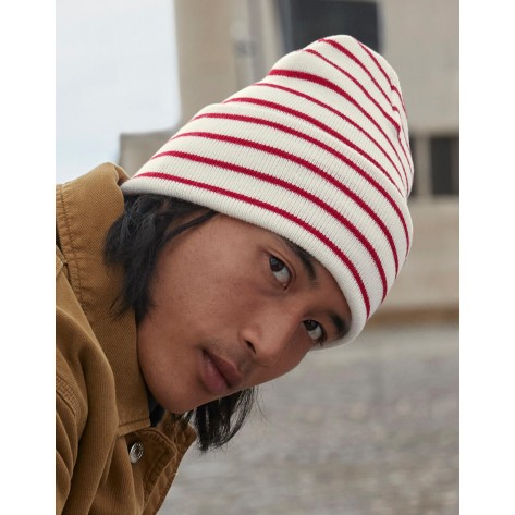 Beechfield Original Tiefer Umschlag Gestreifte Beanie