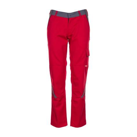 Planam Highline Damen Bundhose rot/schiefer 42 (Retoure-Ware)