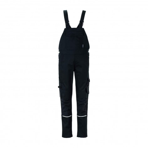 Planam Norit Damen Latzhose sand/schwarz 44 (Retoure-Ware)