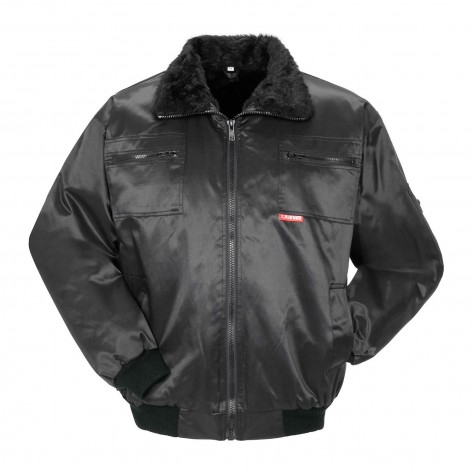 Planam Outdoor Gletscher Pilotenjacke Schwarz