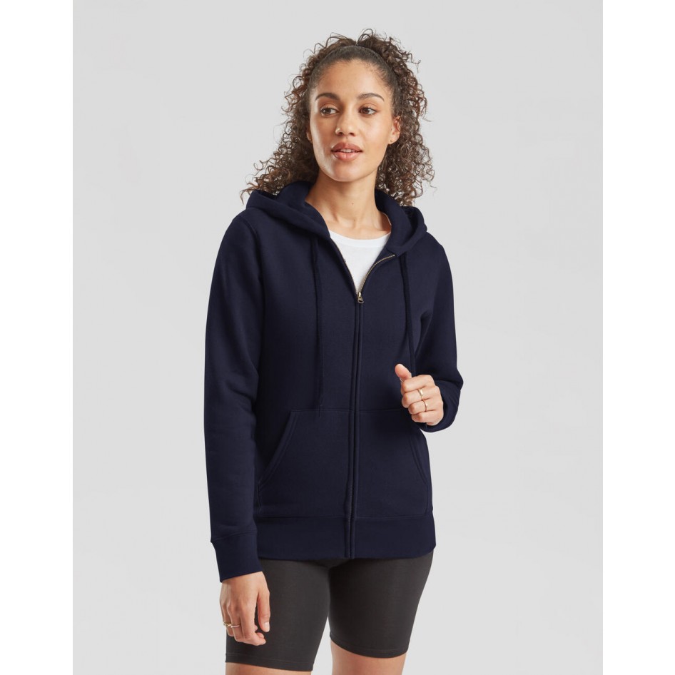 Fruit of the Loom Premium Kapuzen-Sweatjacke Lady-Fit ASWEB