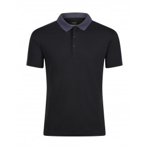 Regatta Professional Contrast Coolweave Polo - Black/Seal Grey - XS