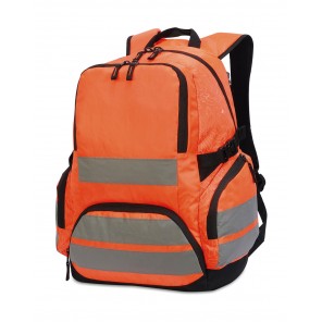 Shugon London Hi-Vis Backpack - Hi-Vis Orange - OneSize