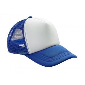 Result Headwear Detroit ½ Mesh Truckers Cap - Royal/White - OneSize
