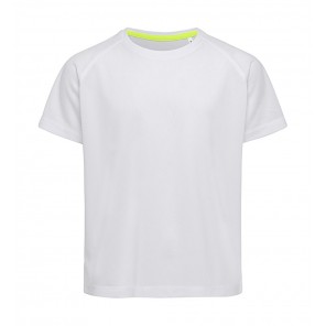 Stedman Active 140 Raglan Kids - White - M(134-140)