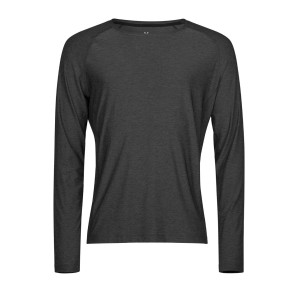 Tee Jays Long Sleeve CoolDry Tee - Black - L