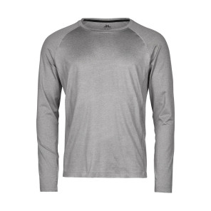 Tee Jays Long Sleeve CoolDry Tee - Grey - L
