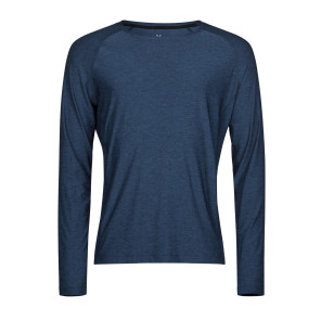 Tee Jays Long Sleeve CoolDry Tee - Navy Blue - 2XL