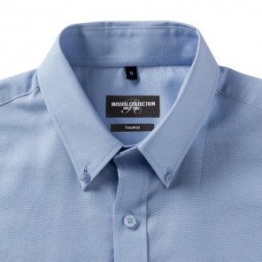Russell Men's LS Tailored Button-Down Oxford Shirt