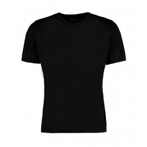 Kustom Kit Regular Fit Cooltex® Contrast Tee - Black/Black - L
