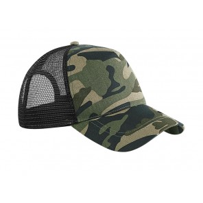 Beechfield Camo Snapback Trucker - Jungle Camo - OneSize