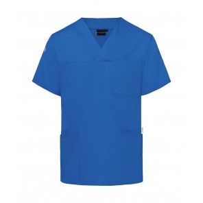 Karlowsky Men's Slip-on Tunic Essential Short Sl. - Royal Blue - 3XL